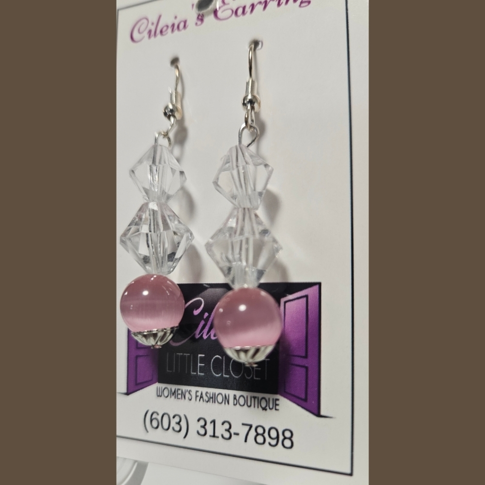 Dangling Earrings, Beaded